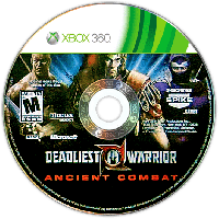 Deadliest Warrior: Ancient Combat PAL Xbox 360 PAL box art